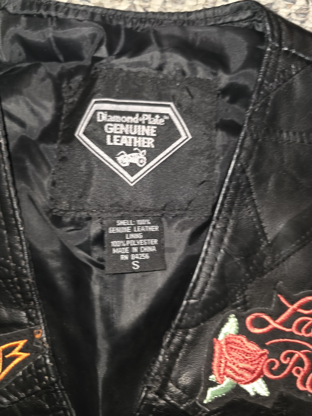 Black Leather Women’s Rider Vest - Lady Rider - Picture 2 of 5